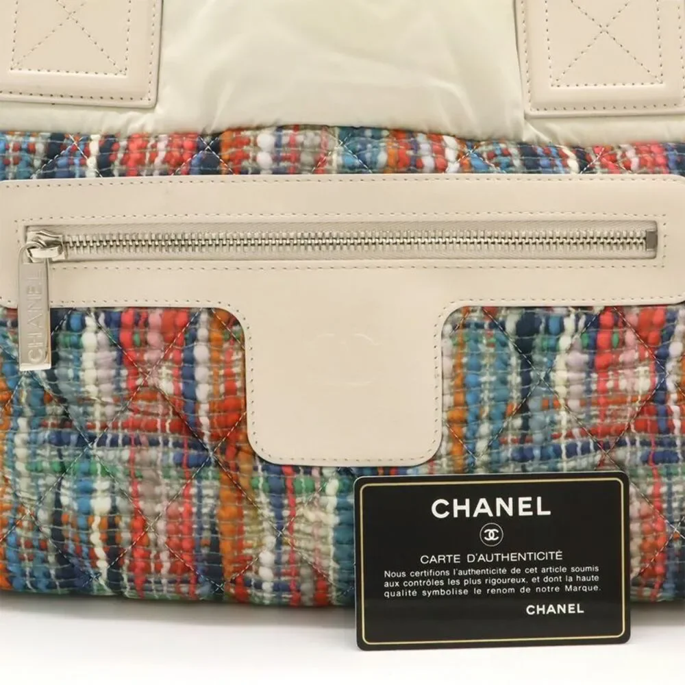 Chanel Coco Cocoon Nylon Leather Tote Bag
